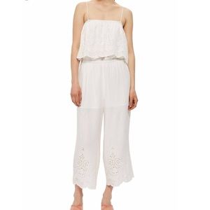 Topshop eyelet popover jumpsuit US 2 - EUC